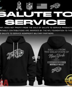 Buffalo Bills Salute to Service 2026 Limited Edition Hoodie, Viral 3D Graphic Tee Buffalo Bills Salute TO Service 2026 Limited Edition Hoodie