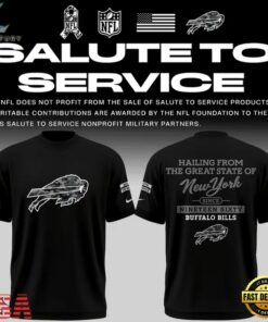 Buffalo Bills Salute to Service 2026 Limited Edition T Shirt, Viral 3D Graphic Tee Buffalo Bills Salute TO Service 2026 Limited Edition T Shirt