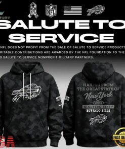Buffalo Bills Salute to Service Camo 2026 Black Hoodie, Viral 3D Graphic Tee Buffalo Bills Salute TO Service Camo 2026 Black Hoodie