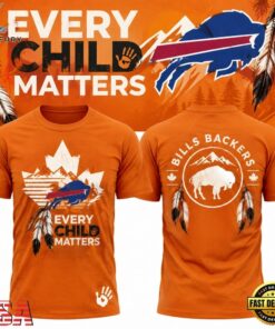 Buffalo Bills x Canada Orange Shirt Day 2026 Every Child Masters T Shirt, Viral 3D Graphic Tee Buffalo Bills X Canada Orange Shirt Day 2026 Every Child Masters T Shirt
