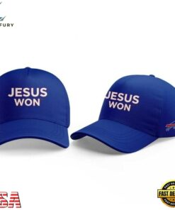 Buffalo Bills x Jesus Won 2026 Special New Cap, Fashion Baseball Cap Buffalo Bills X Jesus Won 2026 Special New Cap