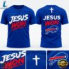 Buffalo Bills x Jesus Won 2026 Special New T Shirt, Viral 3D Graphic Tee Buffalo Bills X Jesus Won 2026 Special New T Shirt