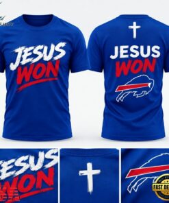 Buffalo Bills x Jesus Won 2026 Special New T Shirt, Viral 3D Graphic Tee Buffalo Bills X Jesus Won 2026 Special New T Shirt