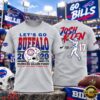 Buffalo Bills x Josh Allen 2026 Let’s Go Buffalo Patricia Allen Fund Graphic T Shirt, Viral 3D Graphic Tee Buffalo Bills X Josh Allen 2026 Let S GO Buffalo Patricia Allen Fund Graphic T Shirt