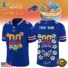 Buffalo Bills x Karol G VIAJANDO POR EL MUNDO TROPITOUR Signature Football Jersey, Fashion Football Jersey Buffalo Bills X Karol G Viajando Por EL Mundo Tropitour Signature Football Jersey