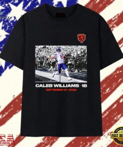 Caleb Williams 18 Chicago Bears September 13th 2026 T Shirt, Trendy 2D Print Shirt Caleb Williams 18 Chicago Bears September 13th 2026 T Shirt