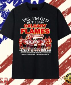 Calgary Flames Legends Greatness Vintage Hockey T Shirt, Trendy 2D Print Shirt Calgary Flames Legends Greatness Vintage Hockey T Shirt