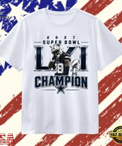 CeeDee Lamb 2027 Super Bowl Champion LXI T Shirt, Trendy 2D Print Shirt Ceedee Lamb 2027 Super Bowl Champion Lxi T Shirt