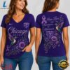 Chicago Bears NFL Alzheimer’s Awareness Month V neck T Shirt, NFL Team V Neck Tee Chicago Bears Nfl Alzheimer S Awareness Month V Neck T Shirt