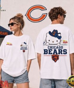 Chicago Bears NFL Kitty Burger Game Day Unisex 3D Shirt, Sports Fans 3D Shirt Chicago Bears Nfl Kitty Burger Game Day Unisex 3D Shirt