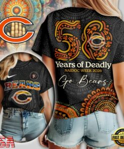 Chicago Bears NFL Naidoc Week 2026 Unisex 3D Shirt, Sports Fans 3D Shirt Chicago Bears Nfl Naidoc Week 2026 Unisex 3D Shirt