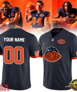 Chicago Bears NFL Rivalries 2026 Custom Name And Number Football Jersey, Fashion Football Jersey Chicago Bears Nfl Rivalries 2026 Custom Name And Number Football Jersey
