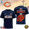 Chicago Bears NFL Whole Lot of Football Christian Cross 3D Shirt, Sports Fans 3D Shirt Chicago Bears Nfl Whole Lot OF Football Christian Cross 3D Shirt