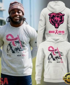 Chicago Bears Real Bears Fans Wear Pink 2026 Limited Edition Hoodie, Viral 3D Graphic Tee Chicago Bears Real Bears Fans Wear Pink 2026 Limited Edition Hoodie