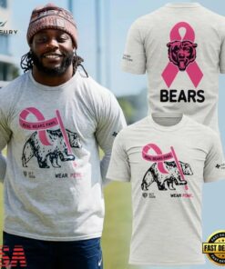 Chicago Bears Real Bears Fans Wear Pink 2026 New Design 3D Shirt, Viral 3D Graphic Tee Chicago Bears Real Bears Fans Wear Pink 2026 New Design 3D Shirt