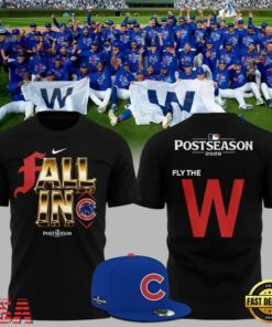 Chicago Cubs 2026 MLB Postseason Fall In Cubs No Time Like October Black T Shirt, Viral 3D Graphic Tee Chicago Cubs 2026 Mlb Postseason Fall IN Cubs NO Time Like October Black T Shirt