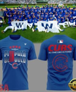 Chicago Cubs 2026 MLB Postseason No Time Like October T Shirt, Viral 3D Graphic Tee Chicago Cubs 2026 Mlb Postseason NO Time Like October T Shirt