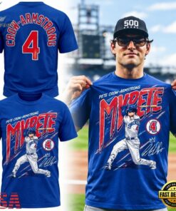 Chicago Cubs Crow Armstrong MVPETE 2026 Graphic T Shirt, Viral 3D Graphic Tee Chicago Cubs Crow Armstrong Mvpete 2026 Graphic T Shirt