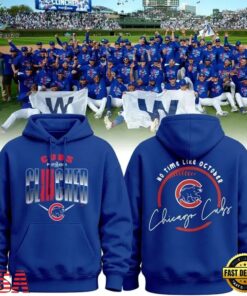 Chicago Cubs No Time Like October 2026 MLB Postseason Hoodie, Viral 3D Graphic Tee Chicago Cubs NO Time Like October 2026 Mlb Postseason Hoodie