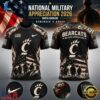 Cincinnati Bearcats x Military Appreciation T Shirt, Viral 3D Graphic Tee Cincinnati Bearcats X Military Appreciation T Shirt