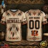 Cincinnati Bengals 2026 NFL Native American Heritage 3D Shirt, Sports Fans 3D Shirt Cincinnati Bengals 2026 Nfl Native American Heritage 3D Shirt