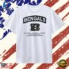 Cincinnati Bengals National Football League AFC North Logo T Shirt, Trendy 2D Print Shirt Cincinnati Bengals National Football League Afc North Logo T Shirt