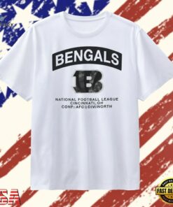 Cincinnati Bengals National Football League AFC North Logo T Shirt, Trendy 2D Print Shirt Cincinnati Bengals National Football League Afc North Logo T Shirt