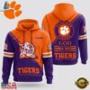 Clemson Tigers 2026 NCAA Personalized Faith Family Football Hoodie, NCAA 3D Graphic Tee Clemson Tigers 2026 Ncaa Personalized Faith Family Football Hoodie