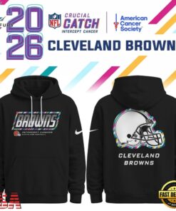Cleveland Browns NFL Crucial Catch 2026 Limited Edition Black Hoodie Shirt, Sports Fans 3D Shirt Cleveland Browns Nfl Crucial Catch 2026 Limited Edition Black Hoodie Shirt