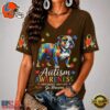 Cleveland Browns NFL Different, Not Less Autism Awareness V neck T Shirt, NFL Team V Neck Tee 3 Cleveland Browns NFL Different, Not Less Autism Awareness V neck T Shirt, NFL Team V Neck Tee Cleveland Browns Nfl Different Not Less Autism Awareness V Neck T Shirt