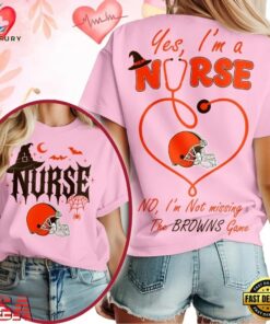 Cleveland Browns NFL Night Shift Never Misses Game Day Halloween Nurse Unisex 3D Shirt, Sports Fans 3D Shirt Cleveland Browns Nfl Night Shift Never Misses Game Day Halloween Nurse Unisex 3D Shirt
