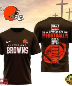 Cleveland Browns NFL Whole Lot of Football Christian Cross 3D Shirt, Sports Fans 3D Shirt Cleveland Browns Nfl Whole Lot OF Football Christian Cross 3D Shirt
