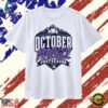 Colorado Rockies October Royalty Postseason 2026 T Shirt, Trendy 2D Print Shirt Colorado Rockies October Royalty Postseason 2026 T Shirt