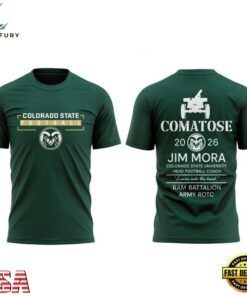 Colorado State Rams Football Jim Mora Border War Ceremony 2026 T Shirt, Viral 3D Graphic Tee Colorado State Rams Football Jim Mora Border War Ceremony 2026 T Shirt