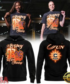 Connecticut Sun The Legacy Will Keep Shining 2026 Limited Hoodie, Viral 3D Graphic Tee Connecticut Sun The Legacy Will Keep Shining 2026 Limited Hoodie