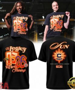 Connecticut Sun The Legacy Will Keep Shining 2026 T Shirt, Viral 3D Graphic Tee Connecticut Sun The Legacy Will Keep Shining 2026 T Shirt