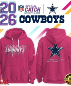 Dallas Cowboys Crucial Catch 2026 Pink Limited Edition Hoodie Shirt, Viral 3D Graphic Tee Dallas Cowboys Crucial Catch 2026 Pink Limited Edition Hoodie Shirt