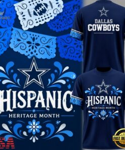 Dallas Cowboys Hispanic Heritage Month 2026 T Shirt, Viral 3D Graphic Tee Dallas Cowboys Hispanic Heritage Month 2026 T Shirt