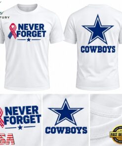 Dallas Cowboys Never Forget 2026 Graphic T Shirt, Viral 3D Graphic Tee Dallas Cowboys Never Forget 2026 Graphic T Shirt