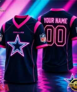 Dallas Cowboys NFL Electric Glow Custom Football Jersey, Trending NFL Jersey Dallas Cowboys Nfl Electric Glow Custom Football Jersey