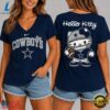 Dallas Cowboys NFL Hello Kitty Football V Neck T Shirt, NFL Team V Neck Tee 3 Dallas Cowboys NFL Hello Kitty Football V Neck T Shirt, NFL Team V Neck Tee Dallas Cowboys Nfl Hello Kitty Football V Neck T Shirt