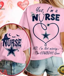 Dallas Cowboys NFL Night Shift Never Misses Game Day Halloween Nurse Unisex 3D Shirt, Sports Fans 3D Shirt Dallas Cowboys Nfl Night Shift Never Misses Game Day Halloween Nurse Unisex 3D Shirt