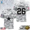 Dallas Cowboys NFL Salute to Service Custom Name & Number Camo 3D Shirt, Sports Fans 3D Shirt 3 Dallas Cowboys NFL Salute to Service Custom Name & Number Camo 3D Shirt, Sports Fans 3D Shirt Dallas Cowboys Nfl Salute TO Service Custom Name Number Camo 3D Shirt