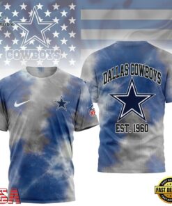 Dallas Cowboys NFL Sunday Legends Tie Dye 3D Shirt, Sports Fans 3D Shirt Dallas Cowboys Nfl Sunday Legends Tie Dye 3D Shirt