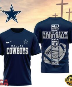 Dallas Cowboys NFL Whole Lot of Football Christian Cross 3D Shirt, Sports Fans 3D Shirt Dallas Cowboys Nfl Whole Lot OF Football Christian Cross 3D Shirt