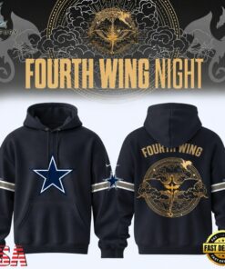 Dallas Cowboys x Fourth Wing Night 2026 Limited Edition Hoodie, Viral 3D Graphic Tee Dallas Cowboys X Fourth Wing Night 2026 Limited Edition Hoodie