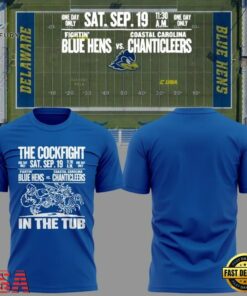 Delaware Fightin' Blue Hens Football The Cockfight 2026 T Shirt, Viral 3D Graphic Tee Delaware Fightin Blue Hens Football The Cockfight 2026 T Shirt
