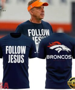 Denver Broncos Follow Jesus Limited Edition T Shirt, Viral 3D Graphic Tee Denver Broncos Follow Jesus Limited Edition T Shirt