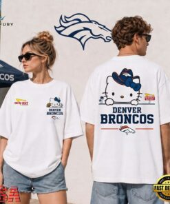 Denver Broncos NFL Kitty Burger Game Day Unisex 3D Shirt, Sports Fans 3D Shirt Denver Broncos Nfl Kitty Burger Game Day Unisex 3D Shirt
