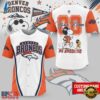 Denver Broncos NFL Snoopy Ultimate Game Day Personalized Jersey Shirt, NFL Baseball Shirt Denver Broncos Nfl Snoopy Ultimate Game Day Personalized Jersey Shirt